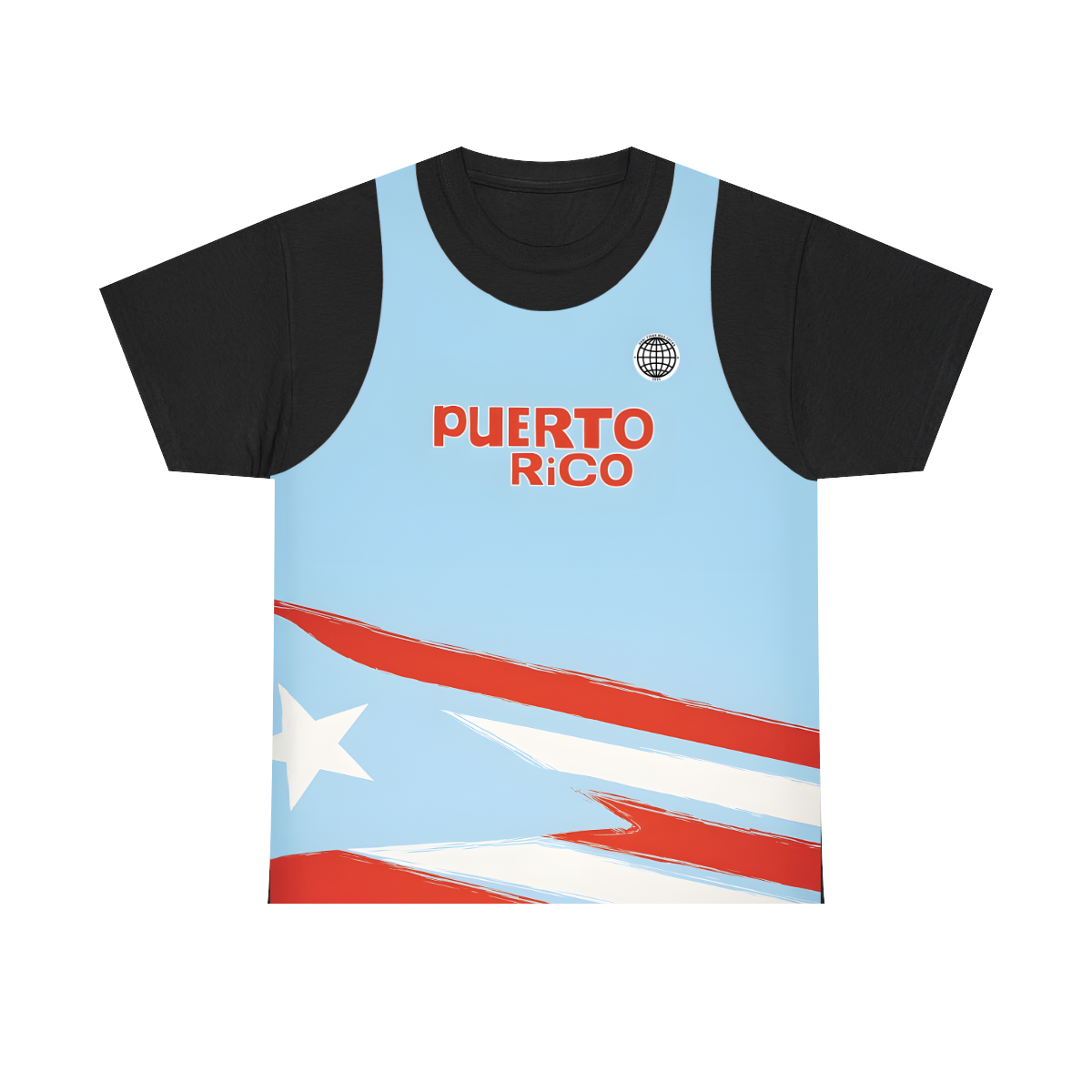 PR Full Black Jersey Tee